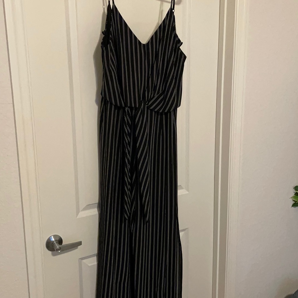 Black and white stripe jumper